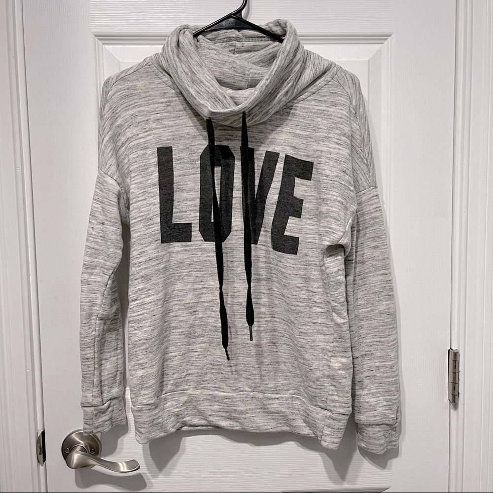 Love Grey Hoodie